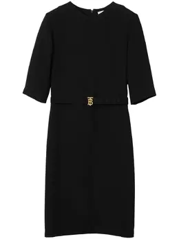 Burberry: Платье  Monogram с поясом