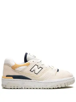 New Balance: Белые кроссовки  550