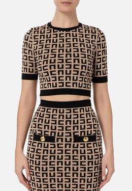 ELISABETTA FRANCHI: Коричневый костюм 