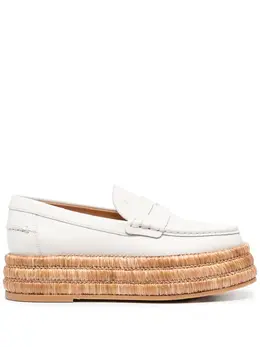 Tod's: Белые лоферы 