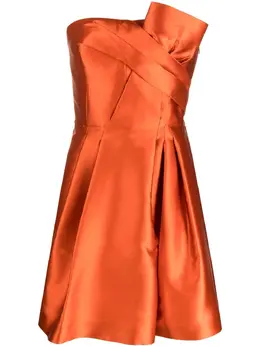 Alberta Ferretti: Атласное платье 