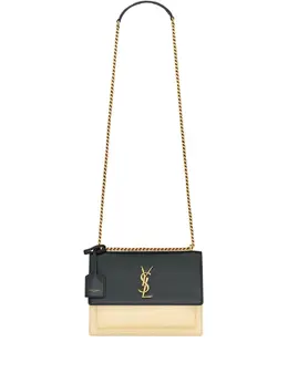 Saint Laurent: Двухцветная сумка  Sunset