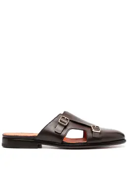 Santoni: Коричневые туфли 