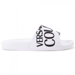 Versace Jeans Couture: Белые сандалии 