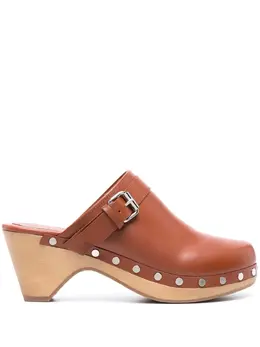Isabel Marant: Коричневые сабо 