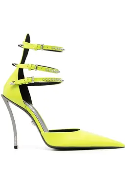 Versace: Зелёные туфли 
