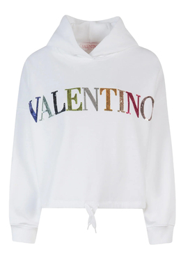 VALENTINO: Белая толстовка 