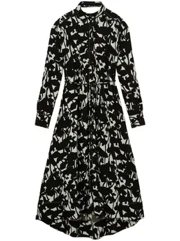 Proenza Schouler White Label: Рубашка с растительным принтом 