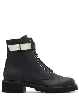 Giuseppe Zanotti: Чёрные ботинки  Combat