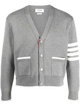 Thom Browne: Кардиган  4-Bar в полоску