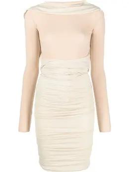 MM6 Maison Margiela: Платье с длинным рукавом 