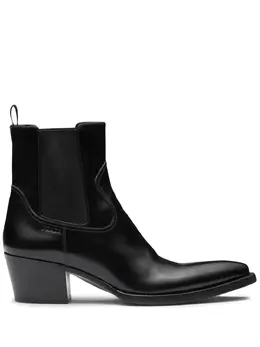 Prada: Чёрные ботинки 