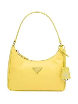 Prada: Жёлтая сумка 