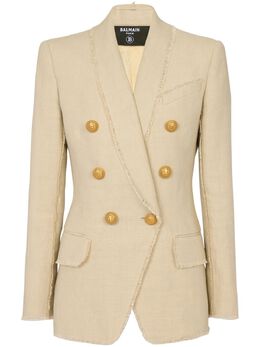 Balmain: Двубортный жакет 