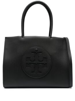 Tory Burch: Чёрная сумка-шоппер  Ella