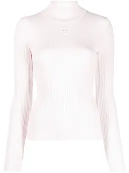 Courrèges: Светлый свитер 
