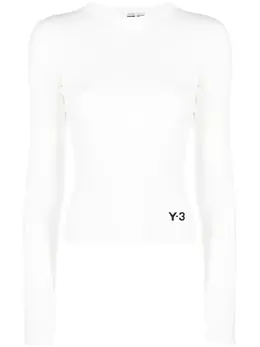 Y-3: Футболка с принтом 