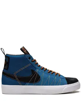 Nike: Голубые кроссовки  SB Blazer Mid