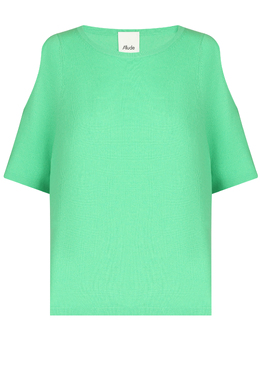 ALLUDE: Зелёная футболка 