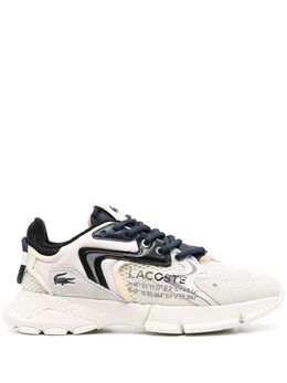 Lacoste: Белые кроссовки 
