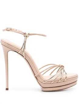 Casadei: Розовые сандалии 