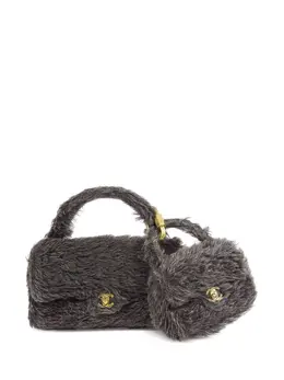 CHANEL Pre-Owned: Чёрная сумка 