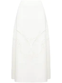 Chloé: Белая юбка 