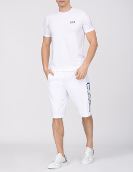 EA7 EMPORIO ARMANI: Білі шорти 