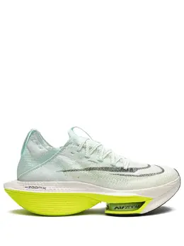 Nike: Зелёные кроссовки  Air Zoom Alphafly Next
