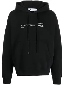 Off-White: Толстовка с принтом 
