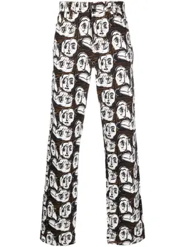 Charles Jeffrey Loverboy: Брюки с принтом 