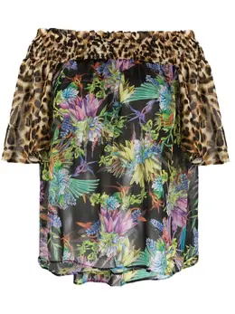 Just Cavalli: Блуза с принтом 