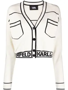 Karl Lagerfeld: Кардиган с v-образным вырезом 