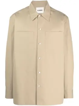 Jil Sander: Рубашка с длинным рукавом 