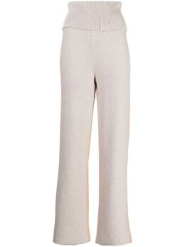 Off-White: Двухцветные брюки  Languid