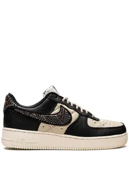 Jordan: Чёрные кроссовки  Air Force 1 SP