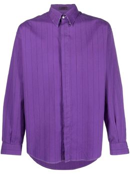 Versace Pre-Owned: Рубашка в полоску 