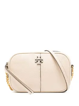 Tory Burch: Бежевая сумка  McGraw