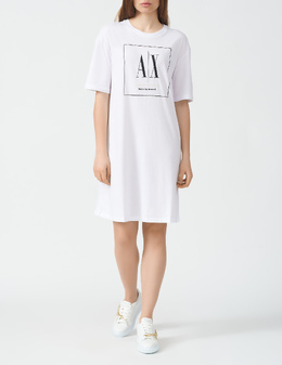 ARMANI EXCHANGE: Белое платье 
