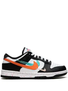 Nike: Чёрные кроссовки  Dunk Low
