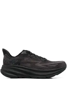 Hoka One One: Чёрные кроссовки 