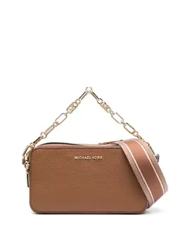 Michael Michael Kors: Коричневая сумка через плечо 