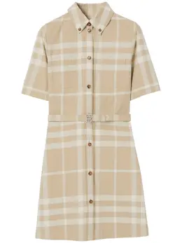Burberry: Рубашка в клетку 