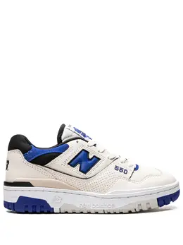 New Balance: Белые кроссовки  550