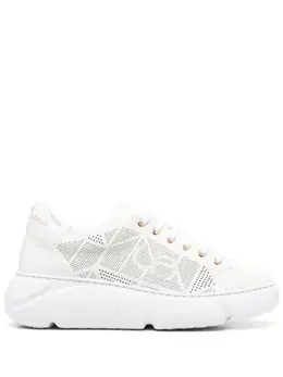 Casadei: Белые кроссовки 