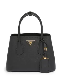 Prada: Чёрная сумка-шоппер 