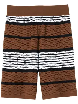 Burberry: Шорты в полоску 