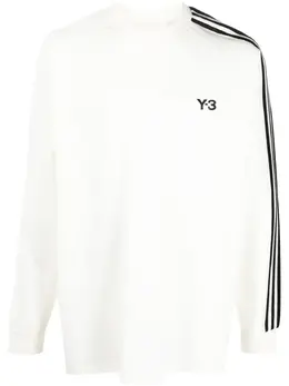 Y-3: Футболка с длинным рукавом 