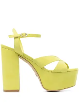 Stuart Weitzman: Зелёные сандалии 