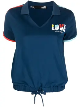 Love Moschino: Поло с принтом 